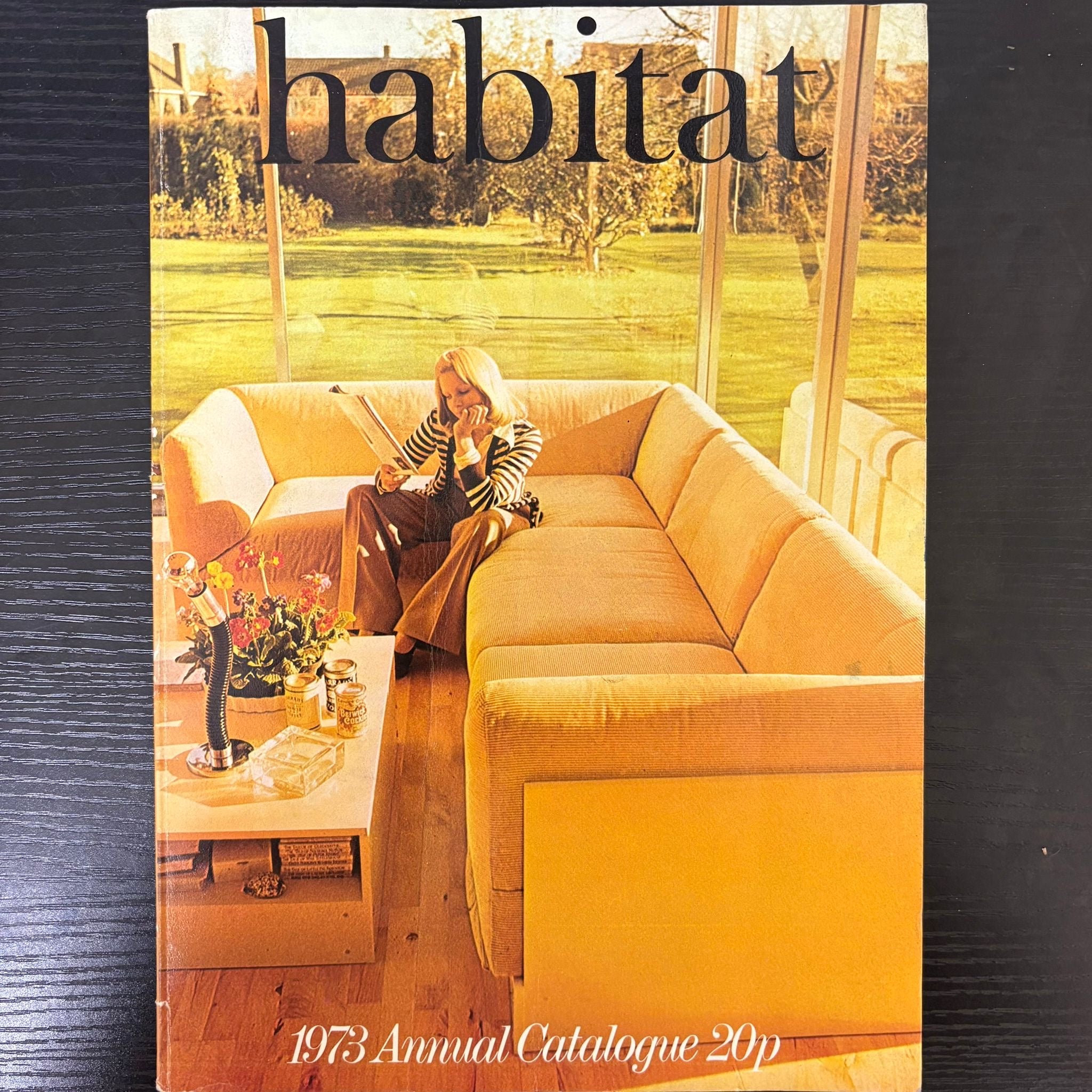 SOLD Mid Century Rodney Kinsman OMK Three Seater Sofa Black Leather Vintage Retro MCM