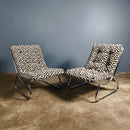 Pair Of Sling Lounge Chairs By Peter Hoyte Mid Century Vintage Retro MCM