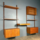 Mid Century Poul Cadovius Royal System Cado Large Teak Wall Unit Vintage Retro MCM Set 4