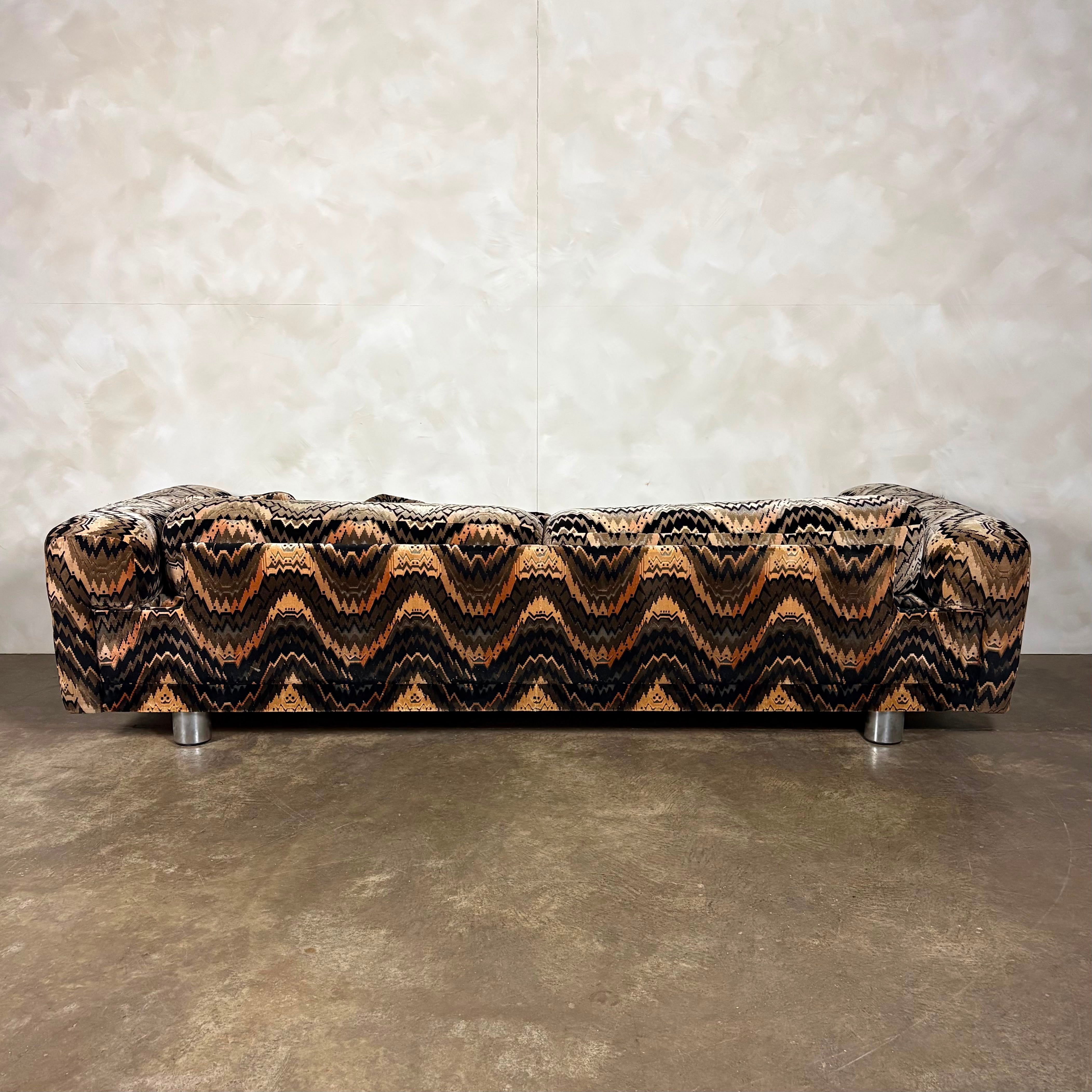 Howard Keith Original Diplomat Three Seater Sofa By HK London Diplomat Mid Century Vintage Retro MCM