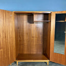 Meredew ‘His & Her’ Pair Of Matching Wardbrobes Oak Mid Century Vintage Retro MCM