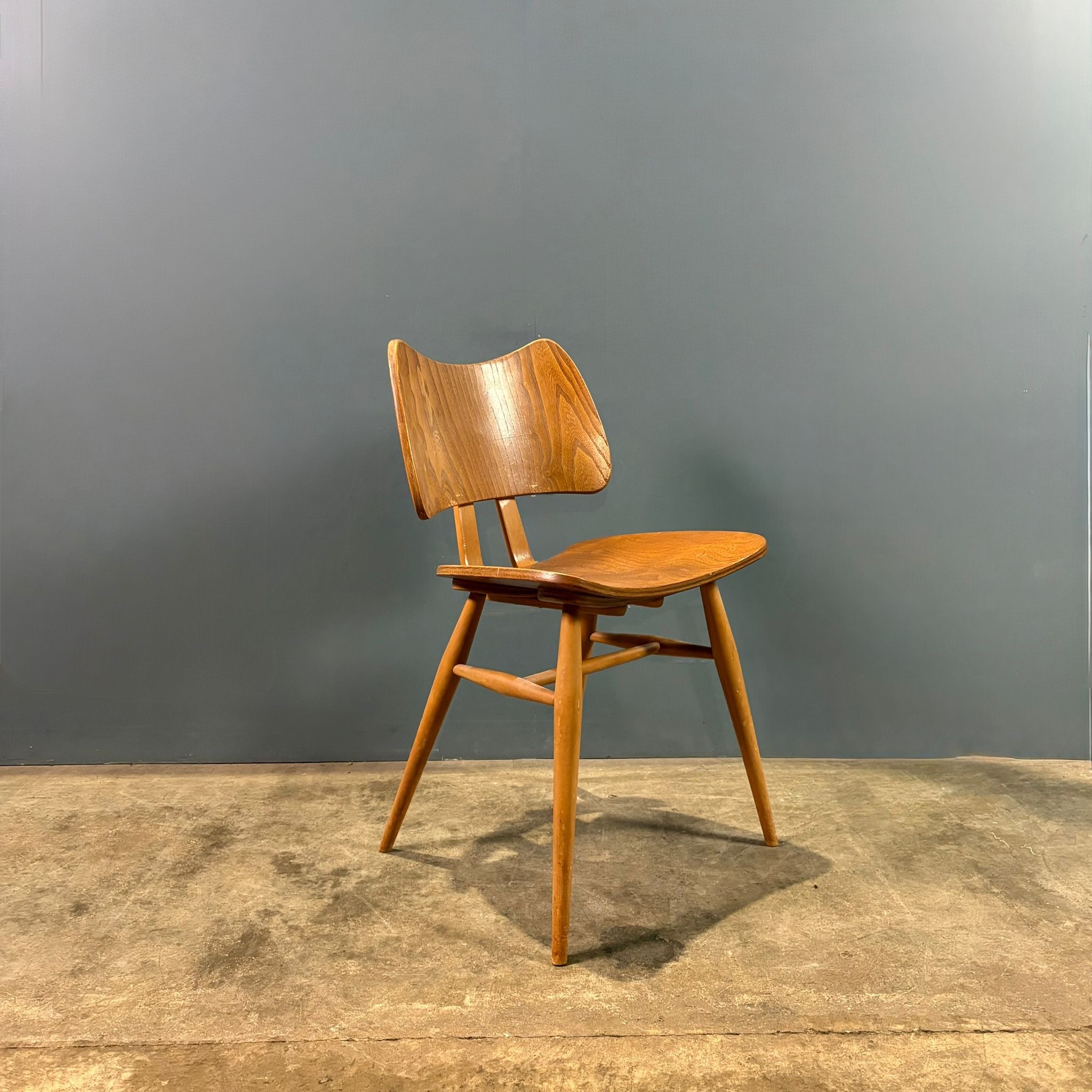 Ercol Butterfly Model 401 Rare Dining Chair Early 1950s Mid Century Vintage Retro MCM