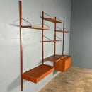 SOLD Mid Century Poul Cadovius Royal System Cado Large Teak Wall Unit Vintage Retro MCM Set 3