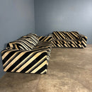 SOLD Howard Keith Original Barbican Matching Three Seater Sofa & Two Seater Sofa By HK London Diplomat Mid Century Vintage Retro MCM