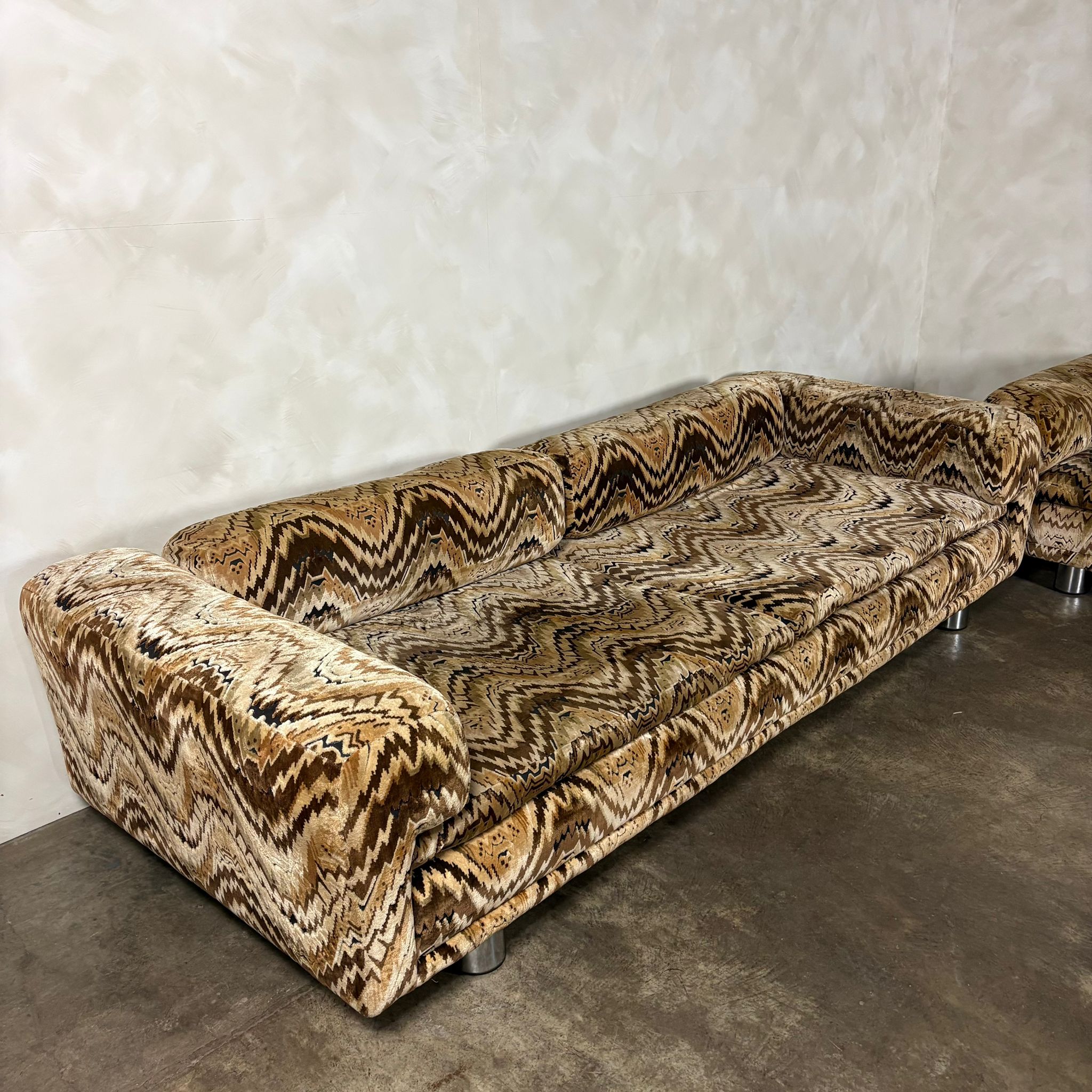 Howard Keith Original Diplomat Three Seater Sofa By HK London Diplomat Mid Century Vintage Retro MCM