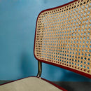 SOLD Six Red Marcel Breuer Cesca Dining Chairs & Matching Table Mid Century Vintage Retro MCM