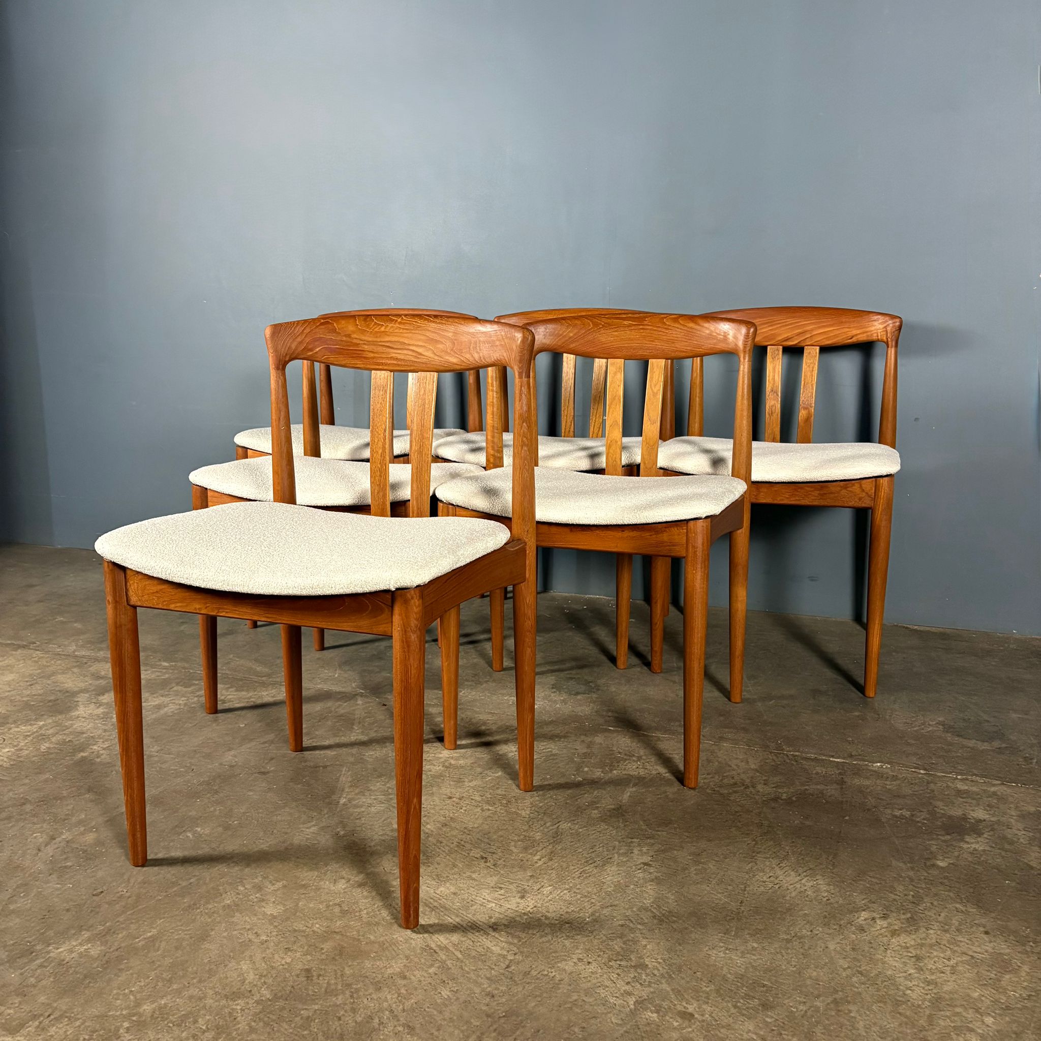 6 x Bramin Danish Teak Dining Chairs Mid Century Vintage Retro MCM