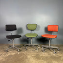 SOLD Green Danish Office Kevi Swivel Chair By Jørgen Rasmussen For Labofa Mobler Mid Century Vintage Retro MCM