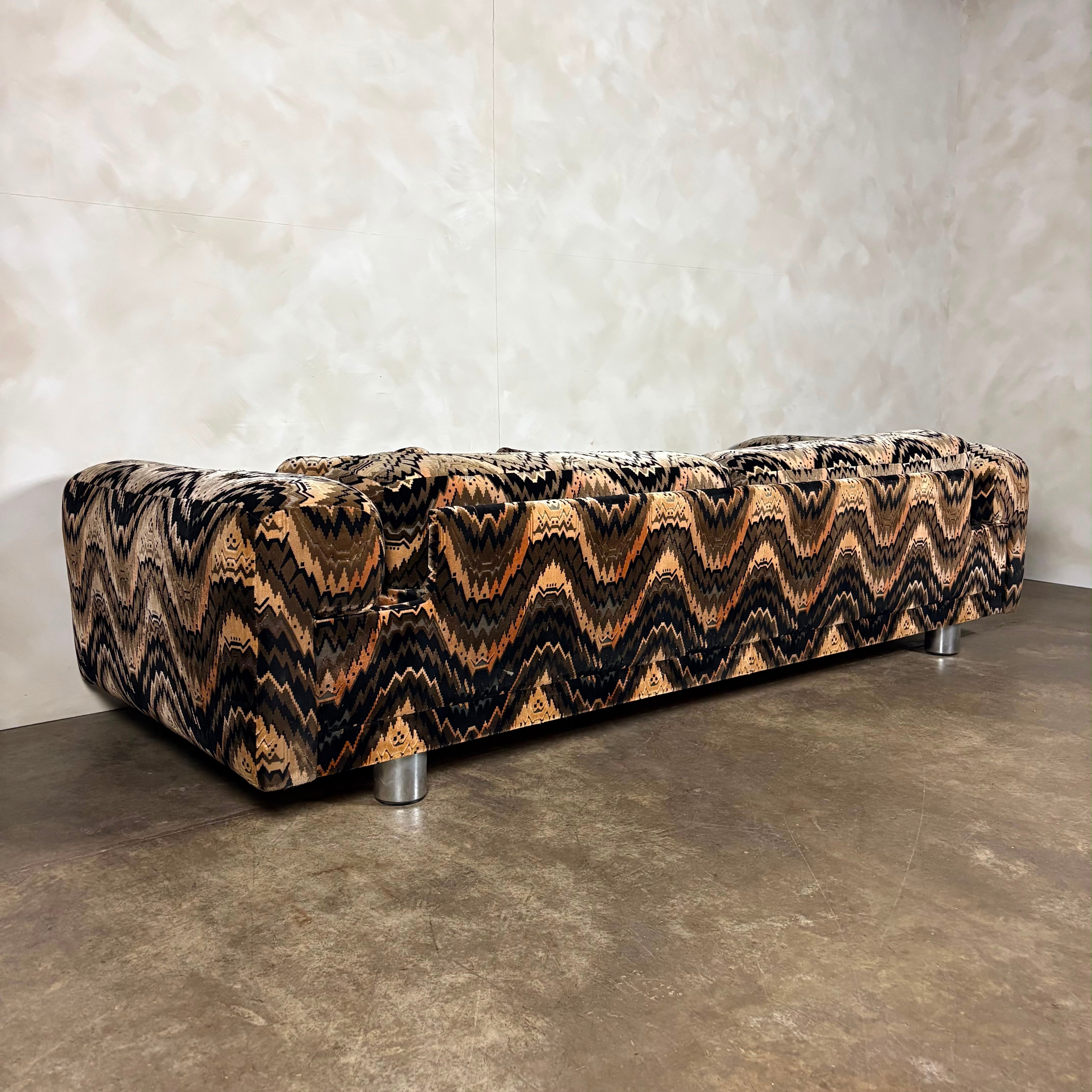 Howard Keith Original Diplomat Three Seater Sofa By HK London Diplomat Mid Century Vintage Retro MCM