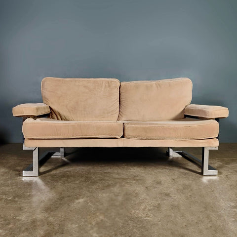 Mid Century Valentino Two Seater Sofa By Tim Bates For Pieff Vintage Retro MCM
