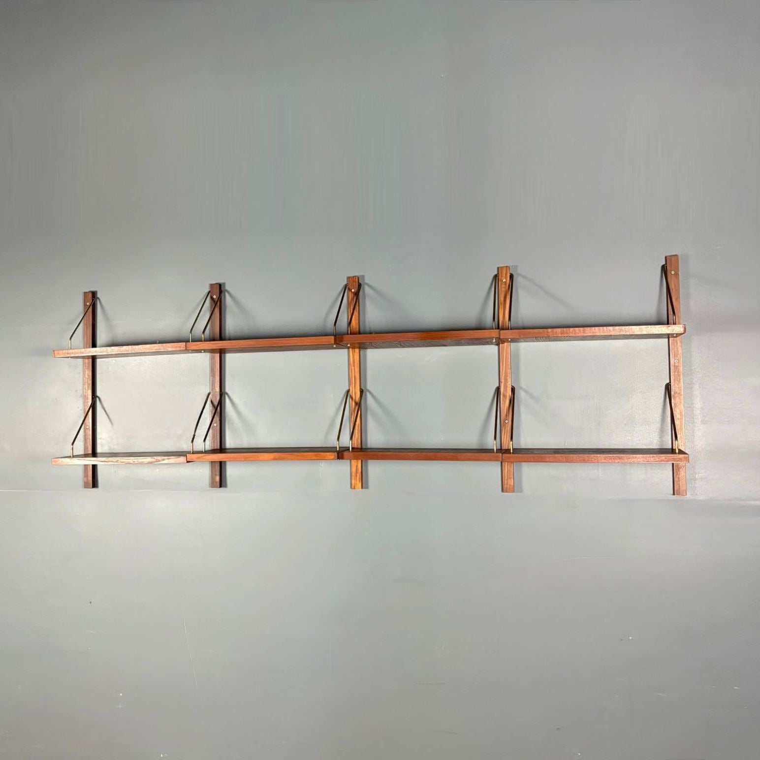 SOLD Mid Century Poul Cadovius Royal System Cado Teak Wall Unit Vintage Retro MCM Set 5