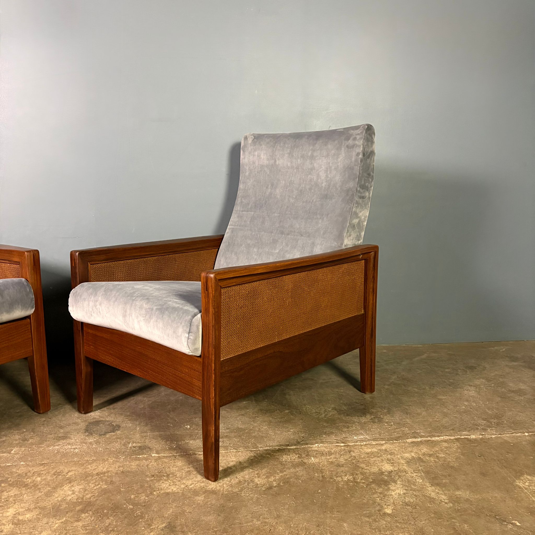 Guy Rogers Teak Lounge Chair Mid Century Vintage Retro MCM