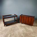 SOLD Robert Heritage Archie Shine Planar Drinks Trolley Rosewood Sideboard Console Table Mid Century Vintage Retro MCM