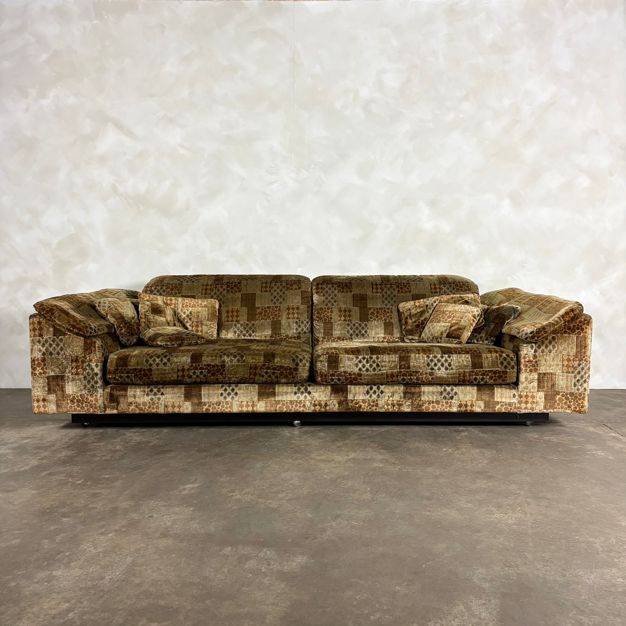 SOLD Howard Keith Original Barbican Three Seater Sofa By HK London Mid Century Vintage Retro MCM