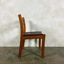 Set Of Eight 1970s Danish Teak Dining Chairs By Dyrlund Mid Century Vintage Retro MCM