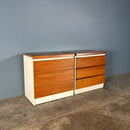 Pair Of Bedside Tables Bath Cabinet Makers BCM Mid Century Vintage Retro MCM