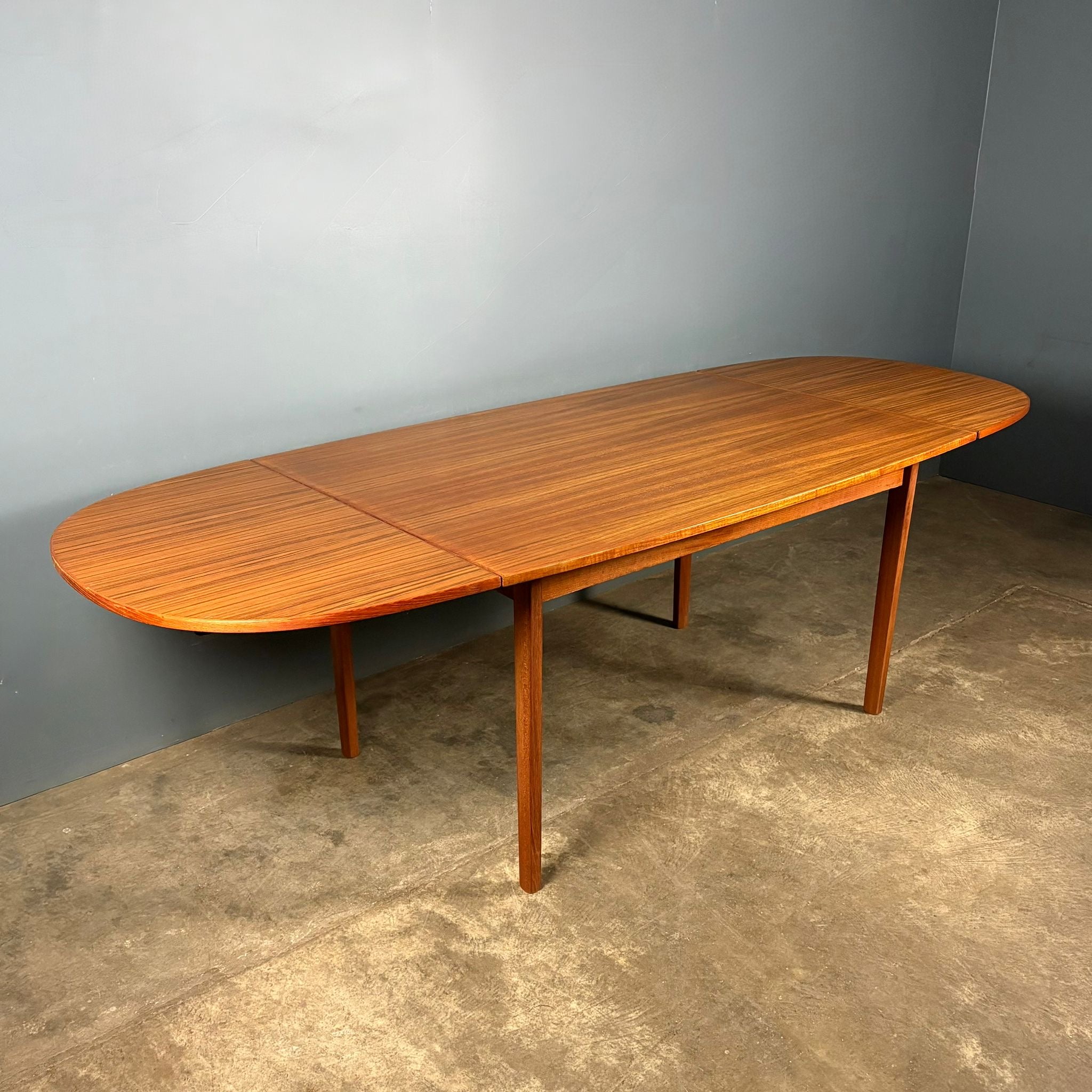 Teak Extendable Dining Table Mid Century Vintage Retro MCM