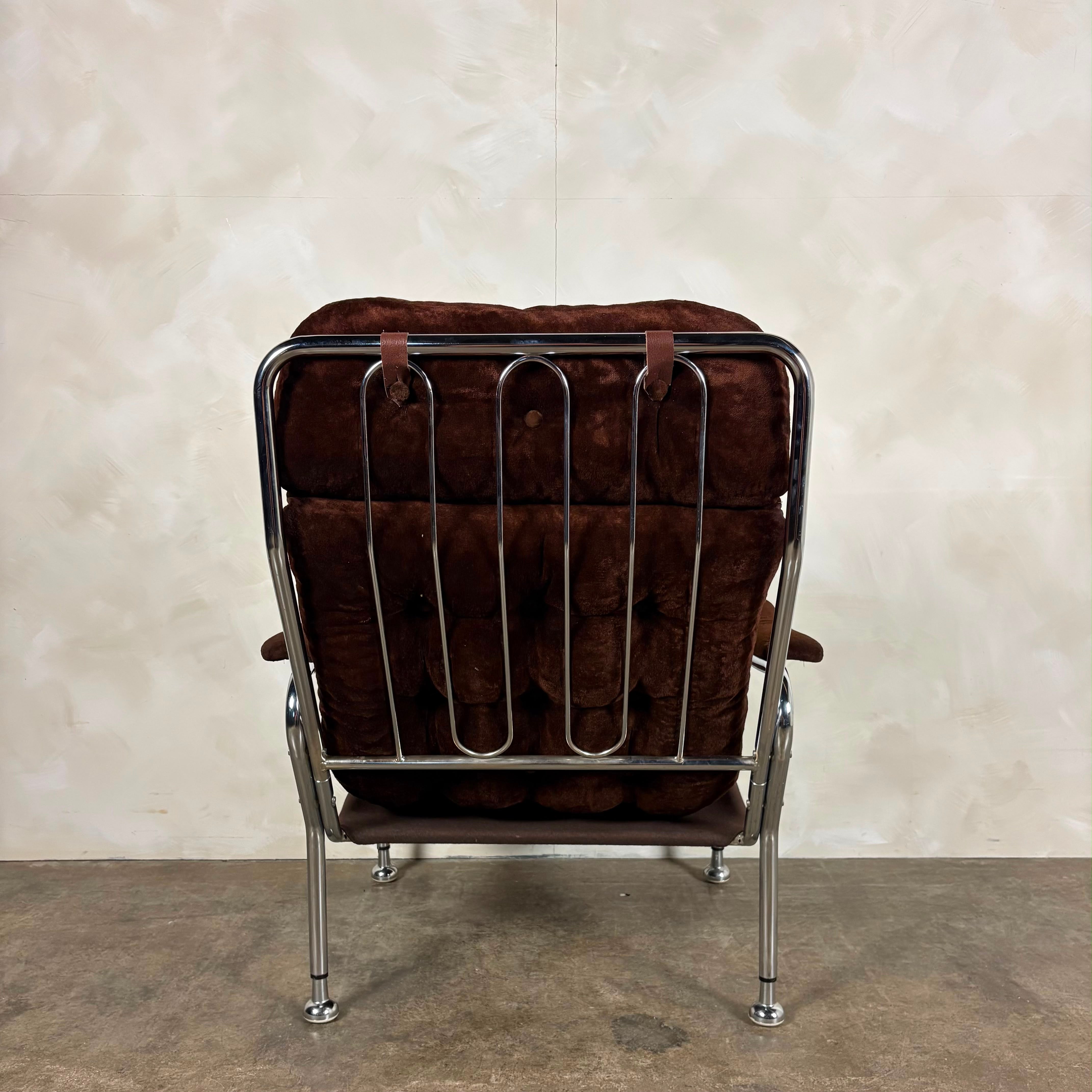 Pair Of Bo Eigert Stalbo Armchairs With Footstools Mid Century Vintage Retro MCM