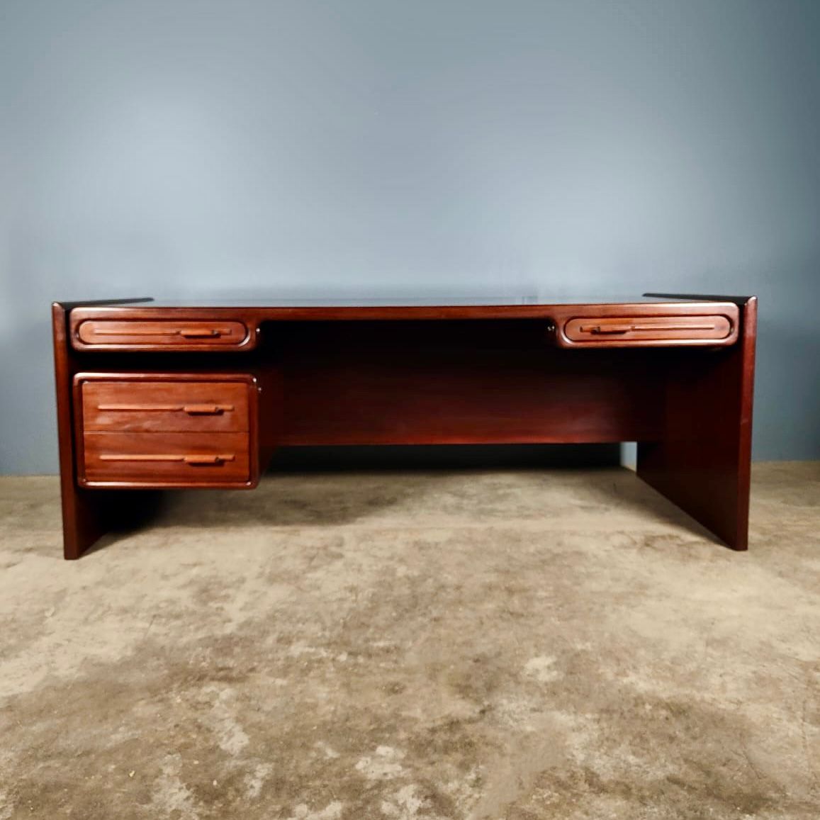 SOLD Danish Mid Century Dyrlund Rosewood Executive/Partners Desk Svend Dyrlund Vintage Retro MCM