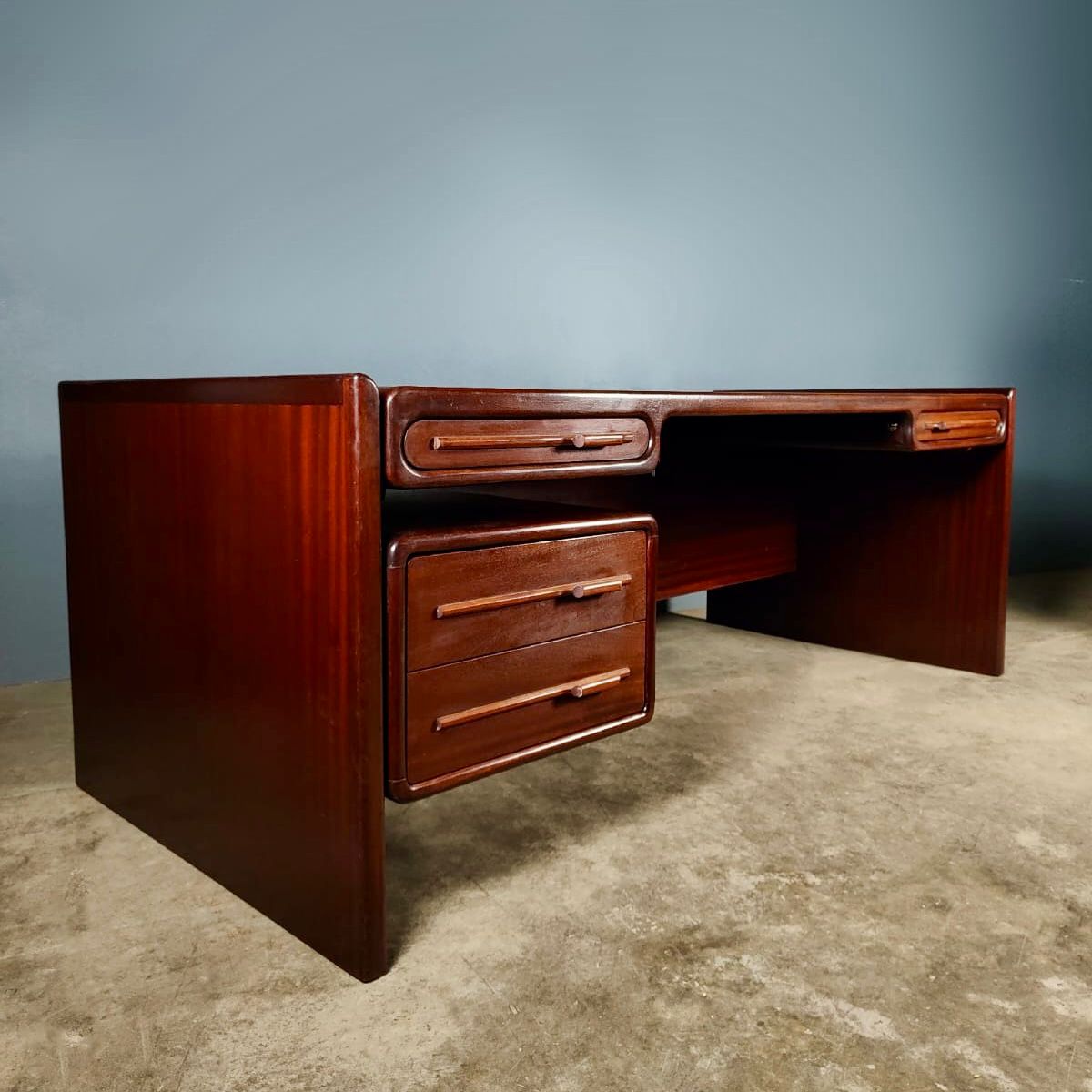 SOLD Danish Mid Century Dyrlund Rosewood Executive/Partners Desk Svend Dyrlund Vintage Retro MCM