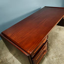 SOLD Danish Mid Century Dyrlund Rosewood Executive/Partners Desk Svend Dyrlund Vintage Retro MCM