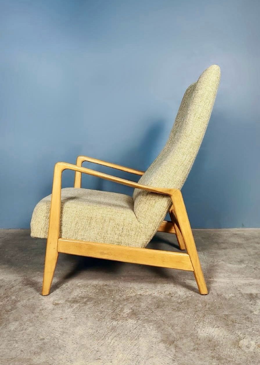 Gio Ponti For Cassina Arnestad Bruk Lounge Chair Model 829 Mid Century Vintage Retro