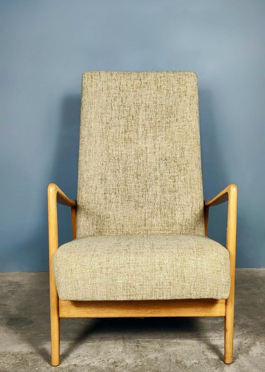 Gio Ponti For Cassina Arnestad Bruk Lounge Chair Model 829 Mid Century Vintage Retro