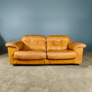 De Sede DS-101 Reclining Two Seater Sofa Tan