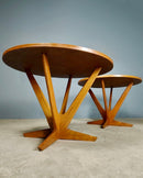 Søren Holger Georg Jensen for Kubus Starburst Radial Teak Coffee Table