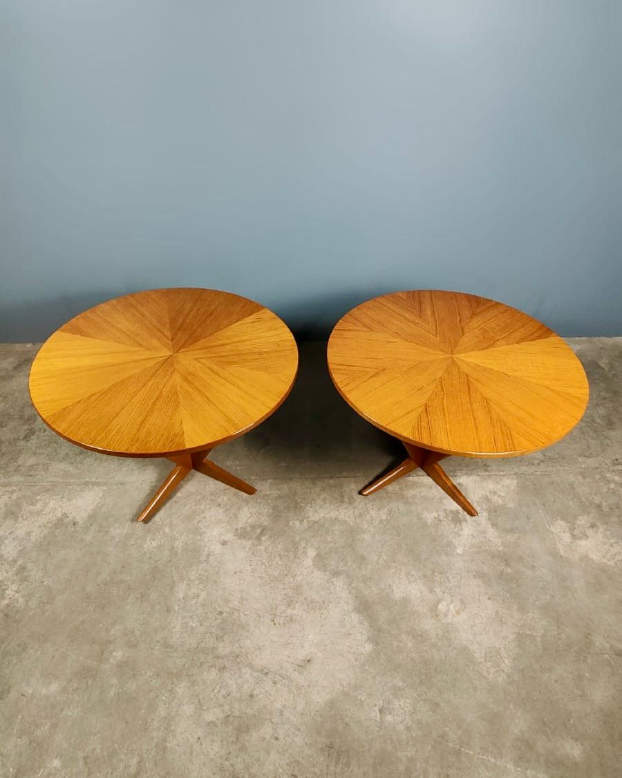 Søren Holger Georg Jensen for Kubus Starburst Radial Teak Coffee Table