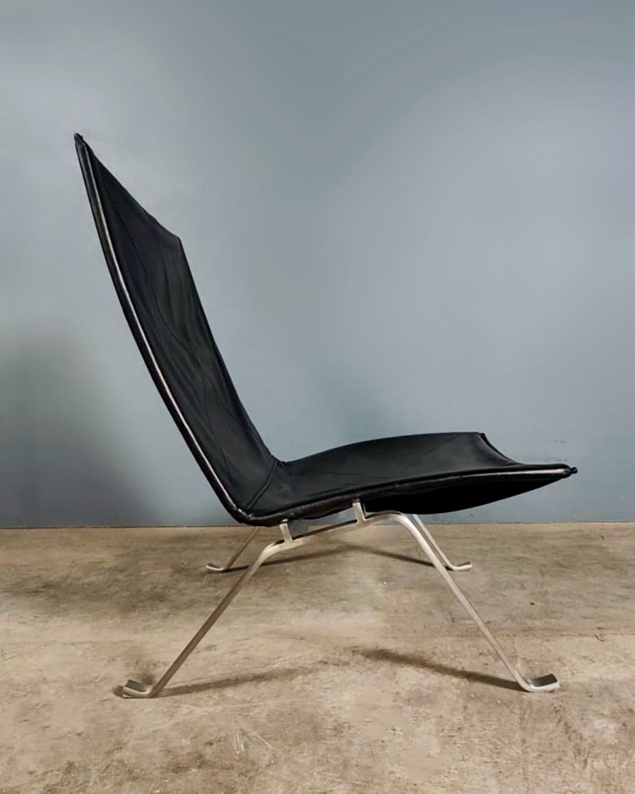 SOLD Poul Kjærholm After PK22 Lounge Chair 1980 Style Of Fritz Hansen & Ejvind Kold Christensen