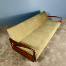 SOLD Greaves & Thomas Green Sofa Bed Mid Century Vintage Retro MCM