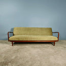 SOLD Greaves & Thomas Green Sofa Bed Mid Century Vintage Retro MCM