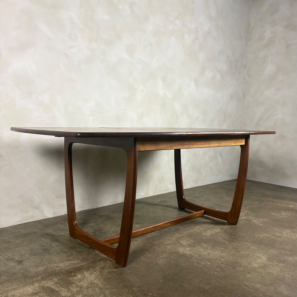 1960s Portwood Teak Extending Dining Table & Four Chairs Mid Century Vintage Retro MCM