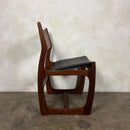1960s Portwood Teak Extending Dining Table & Four Chairs Mid Century Vintage Retro MCM