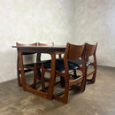 1960s Portwood Teak Extending Dining Table & Four Chairs Mid Century Vintage Retro MCM