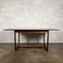 1960s Portwood Teak Extending Dining Table & Four Chairs Mid Century Vintage Retro MCM