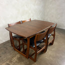 1960s Portwood Teak Extending Dining Table & Four Chairs Mid Century Vintage Retro MCM