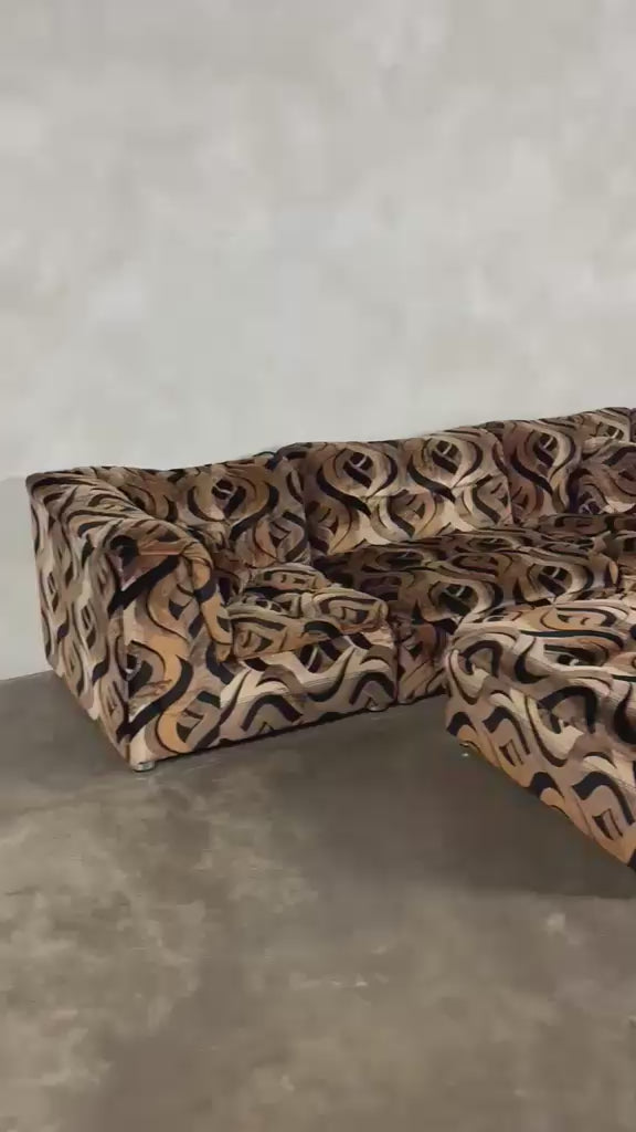 1970s Englender Six Piece Modular Lounge Suite Mid Century Vintage Retro MCM