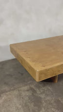 SOLD Heals Burr Oak Large Coffee Table Howard Keith HK London Style Mid Century Vintage Retro MCM