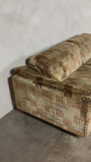 SOLD Howard Keith Original Barbican Three Seater Sofa By HK London Mid Century Vintage Retro MCM