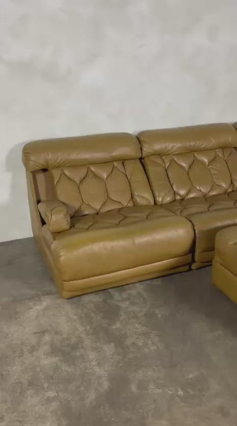 Tetrad Nucleus Leather Armchairs/Sofa Lounge Suite Mid Century Vintage Retro MCM