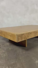 SOLD Heals Burr Oak Large Coffee Table Howard Keith HK London Style Mid Century Vintage Retro MCM