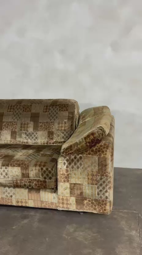 SOLD Howard Keith Original Barbican Three Seater Sofa By HK London Mid Century Vintage Retro MCM