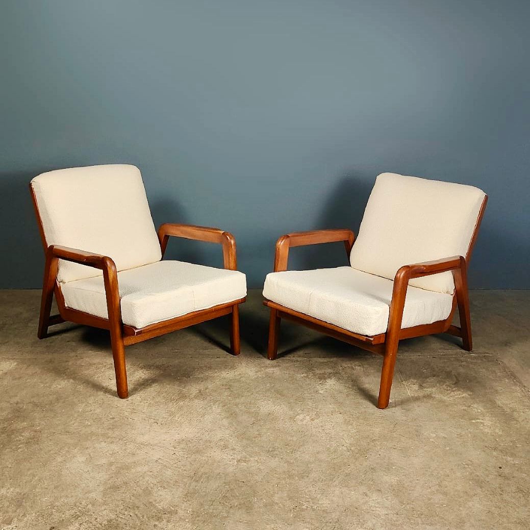 Pair Of G Plan E Gomme Redford Lounge Chairs Mid Century Vintage Retro MCM