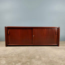 Rosewood Dyrlund Danish Sliding Sideboard Credenza Mid Century Vintage Retro MCM