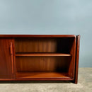 Rosewood Dyrlund Danish Sliding Sideboard Credenza Mid Century Vintage Retro MCM